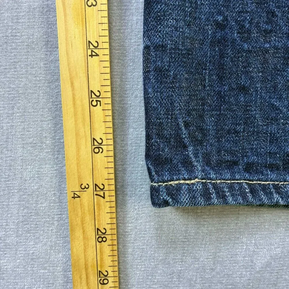 Levis 501 Jeans Men 40x27 Straight Button Fly Blue Medium Wash Classic Denim - Picture 7 of 9